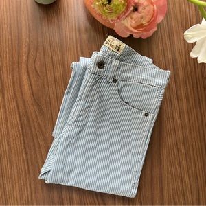 Hey Gang Railroad Stripe Knee Patch Jean